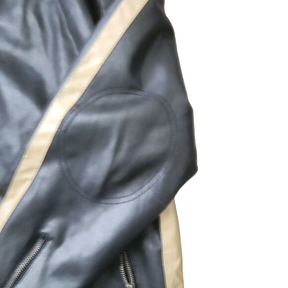 Black and Tan Bomber Jacket - Picture 4 of 10